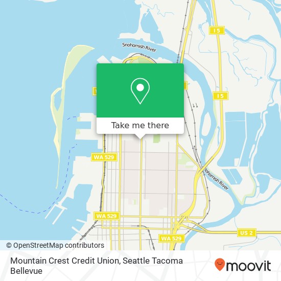 Mountain Crest Credit Union map
