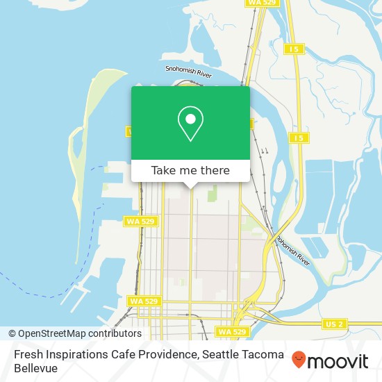 Fresh Inspirations Cafe Providence map