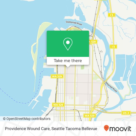 Providence Wound Care map