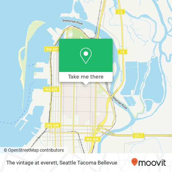 The vintage at everett map
