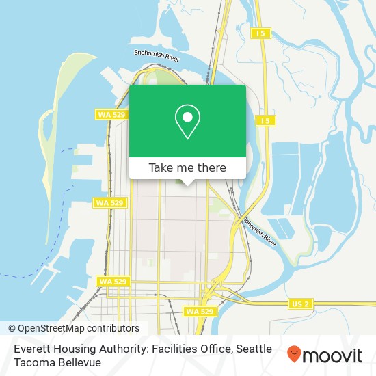 Mapa de Everett Housing Authority: Facilities Office