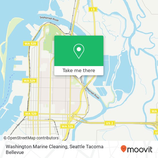 Washington Marine Cleaning map