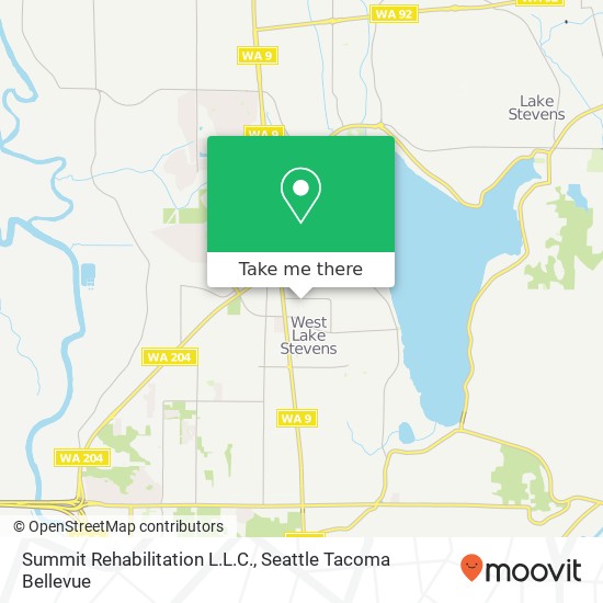 Mapa de Summit Rehabilitation L.L.C.