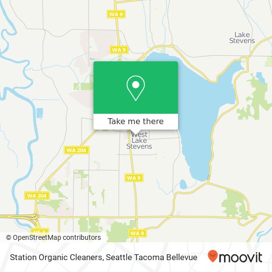 Mapa de Station Organic Cleaners