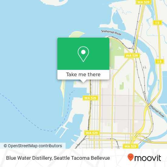 Blue Water Distillery map