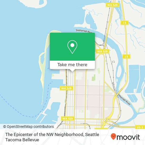 Mapa de The Epicenter of the NW Neighborhood