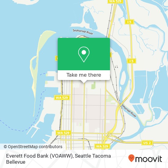 Everett Food Bank (VOAWW) map