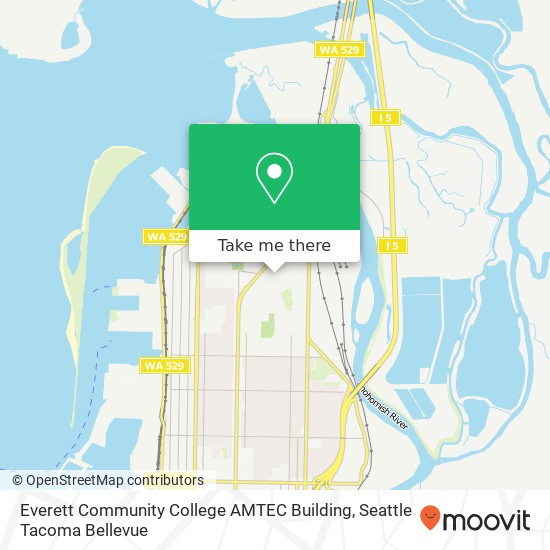 Everett Community College AMTEC Building map