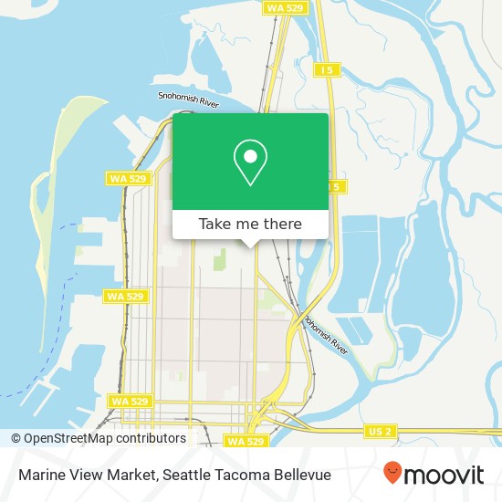 Marine View Market map