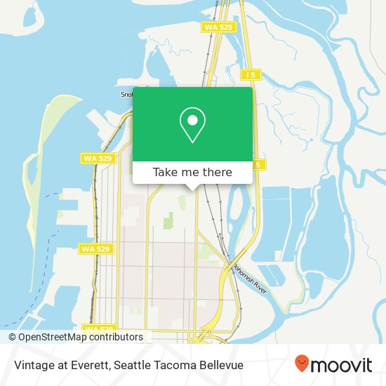 Mapa de Vintage at Everett