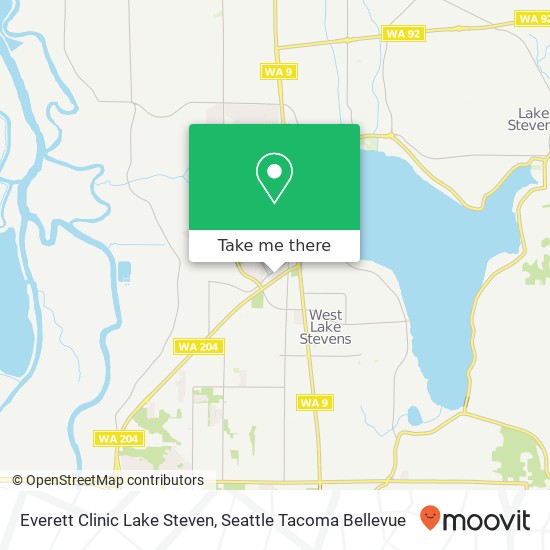 Mapa de Everett Clinic Lake Steven