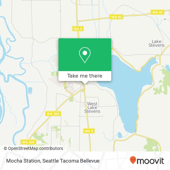 Mocha Station map