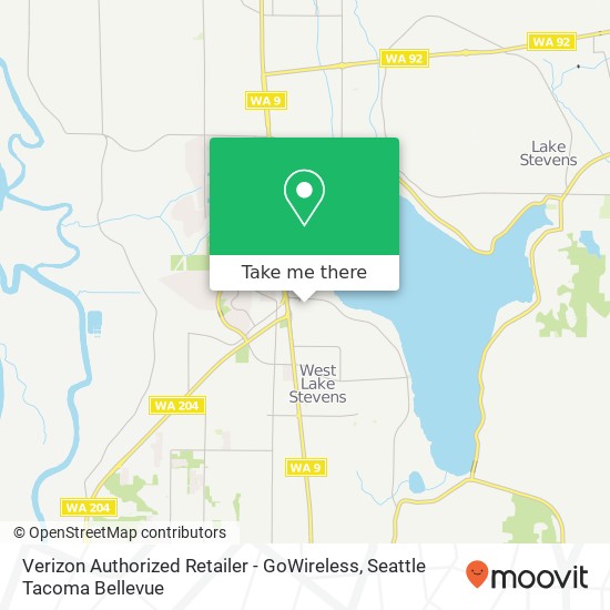 Mapa de Verizon Authorized Retailer - GoWireless