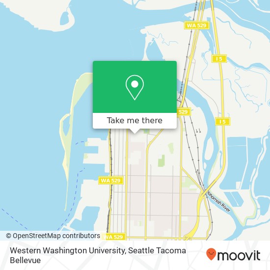 Mapa de Western Washington University