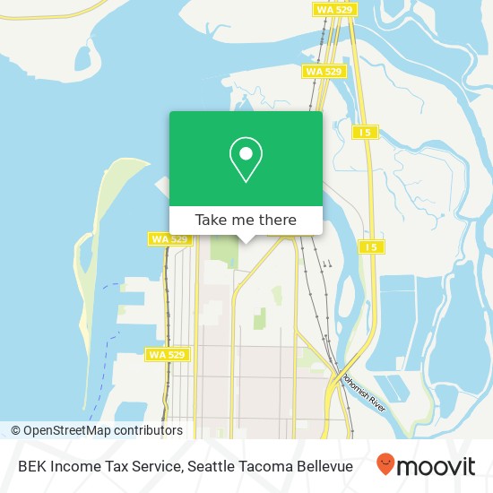 BEK Income Tax Service map