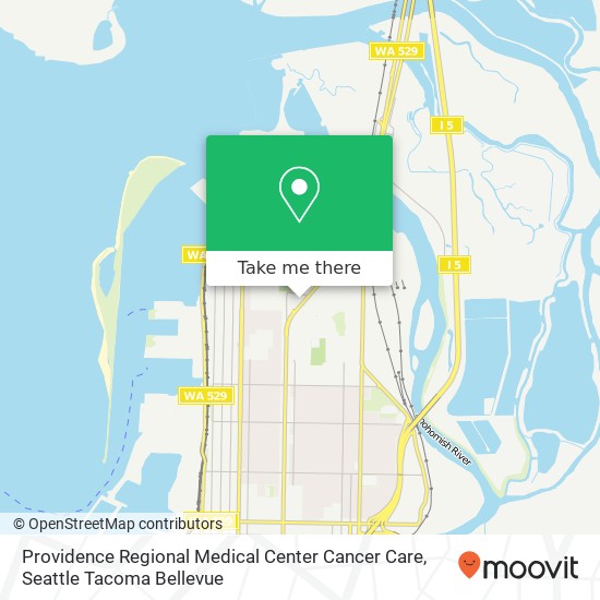 Providence Regional Medical Center Cancer Care map