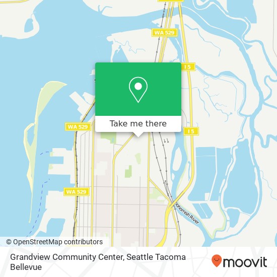 Grandview Community Center map