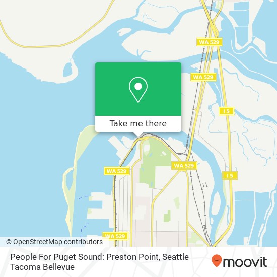 People For Puget Sound: Preston Point map