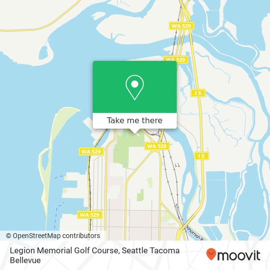 Mapa de Legion Memorial Golf Course