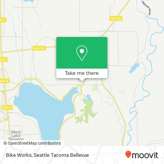 Bike Works map