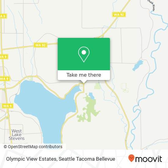 Olympic View Estates map