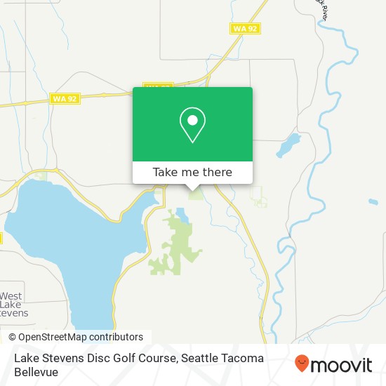 Lake Stevens Disc Golf Course map