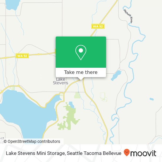 Mapa de Lake Stevens Mini Storage