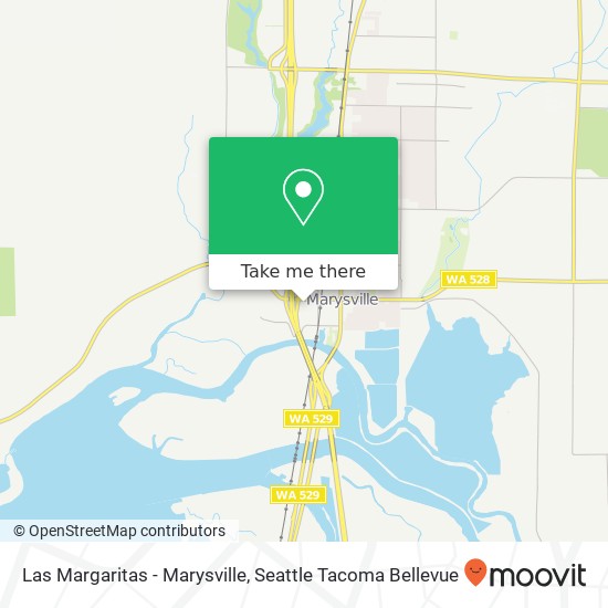 Mapa de Las Margaritas - Marysville
