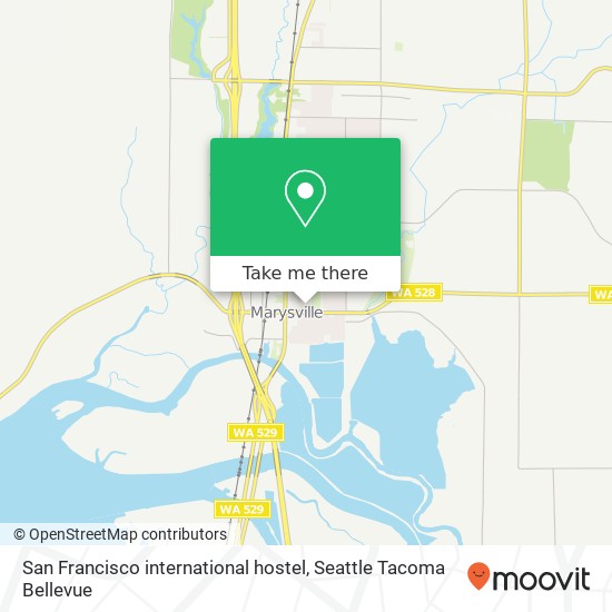 San Francisco international hostel map