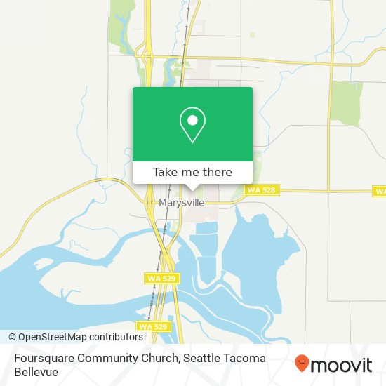 Foursquare Community Church map