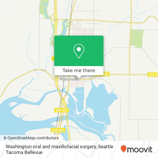 Mapa de Washington oral and maxillofacial surgery