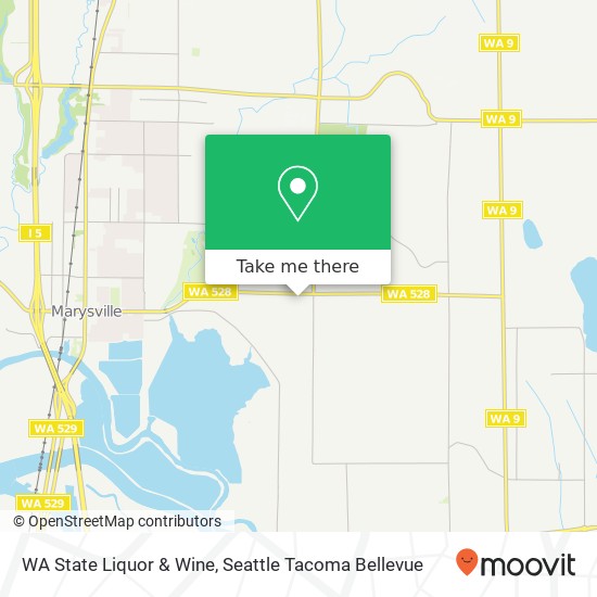 Mapa de WA State Liquor & Wine