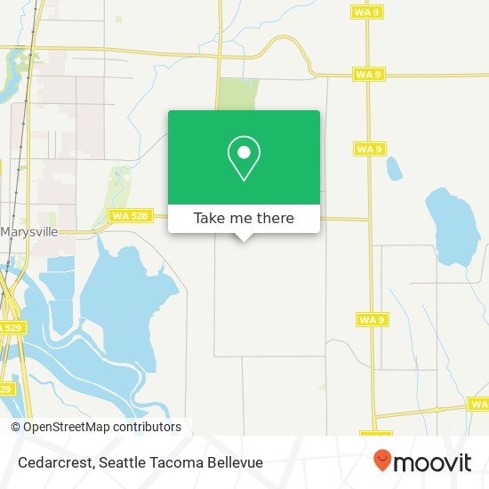 Mapa de Cedarcrest