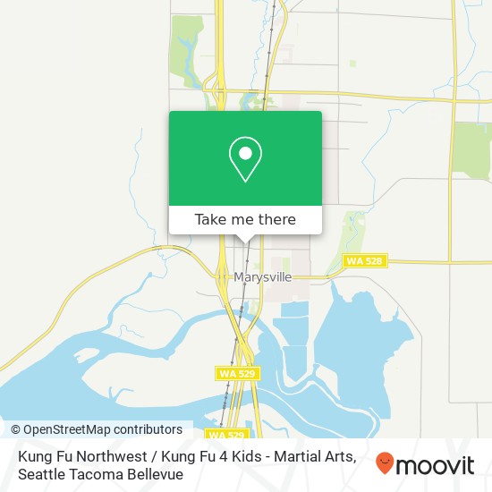 Kung Fu Northwest / Kung Fu 4 Kids - Martial Arts map