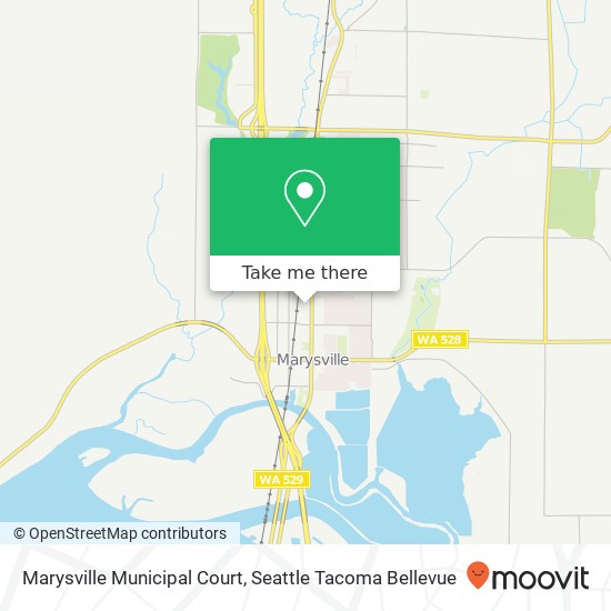 Marysville Municipal Court map