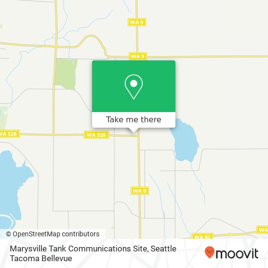 Marysville Tank Communications Site map