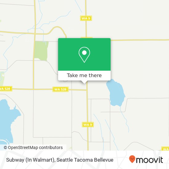 Subway (In Walmart) map