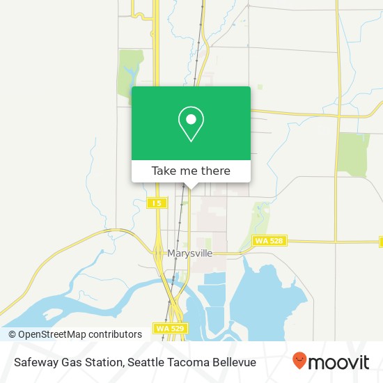 Mapa de Safeway Gas Station