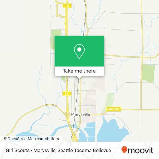 Girl Scouts - Marysville map