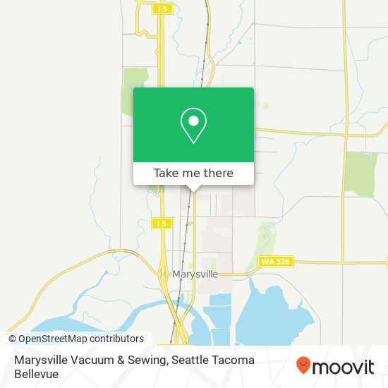 Marysville Vacuum & Sewing map