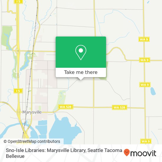 Mapa de Sno-Isle Libraries: Marysville Library