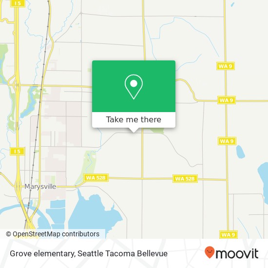 Mapa de Grove elementary