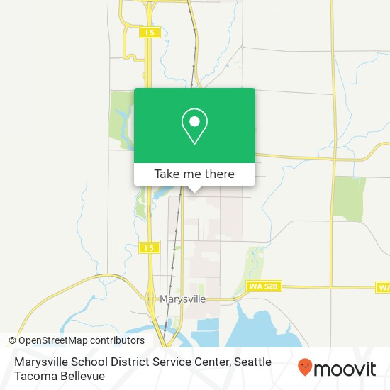 Marysville School District Service Center map