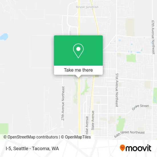 I-5 map