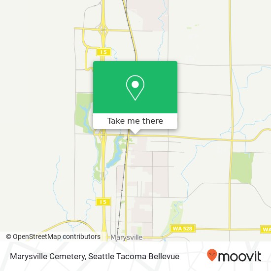 Marysville Cemetery map