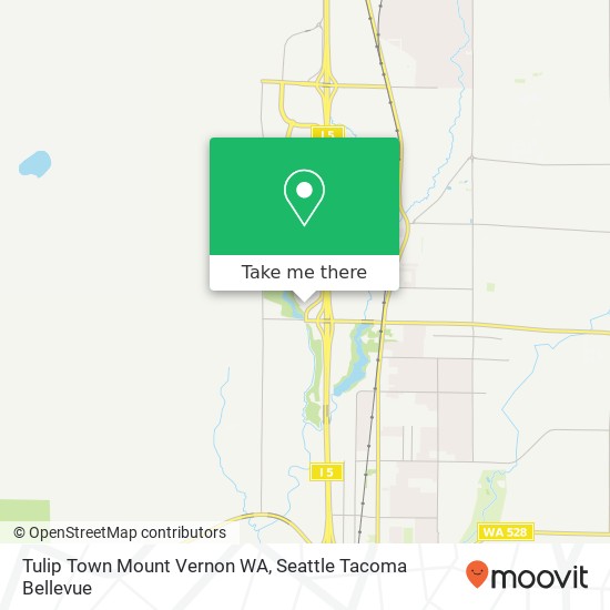 Mapa de Tulip Town Mount Vernon WA