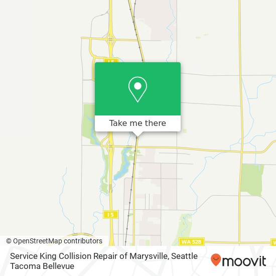 Mapa de Service King Collision Repair of Marysville
