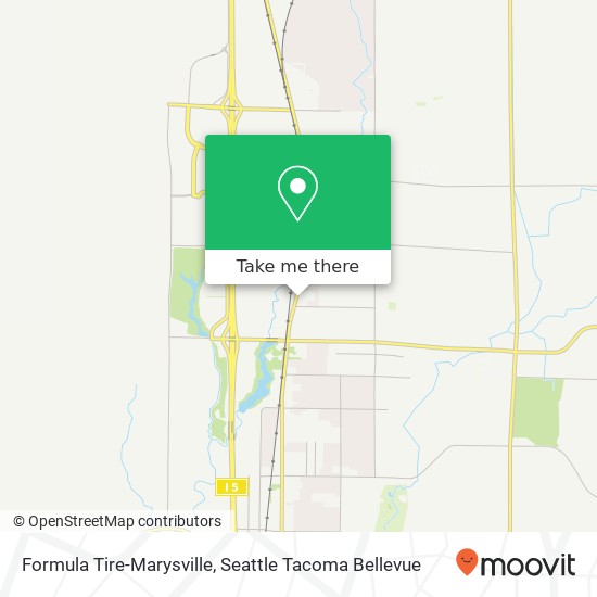 Formula Tire-Marysville map