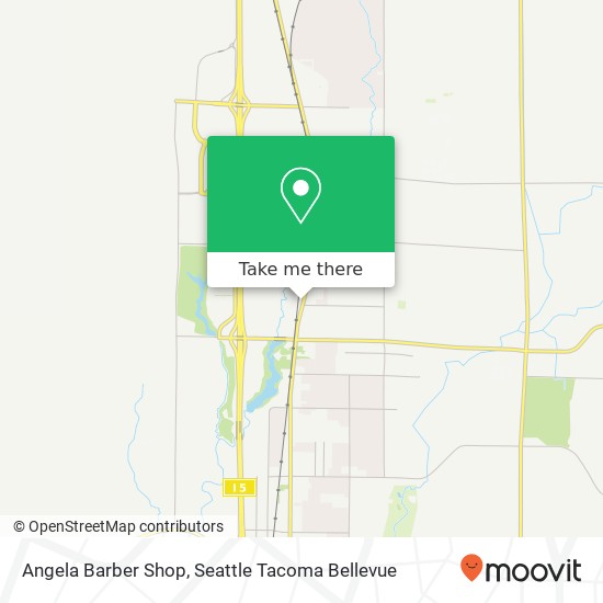 Angela Barber Shop map