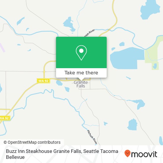 Mapa de Buzz Inn Steakhouse Granite Falls